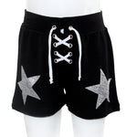 Lace Up Short With Silver Stars - Denny's