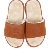 Warriors Fur Slippers - Denny's