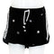 Black Short with Silver Stars and Taping - Denny's