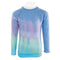 Long Sleeve Reversible Sweatshirt with Diagnal Tye Dye - Denny's