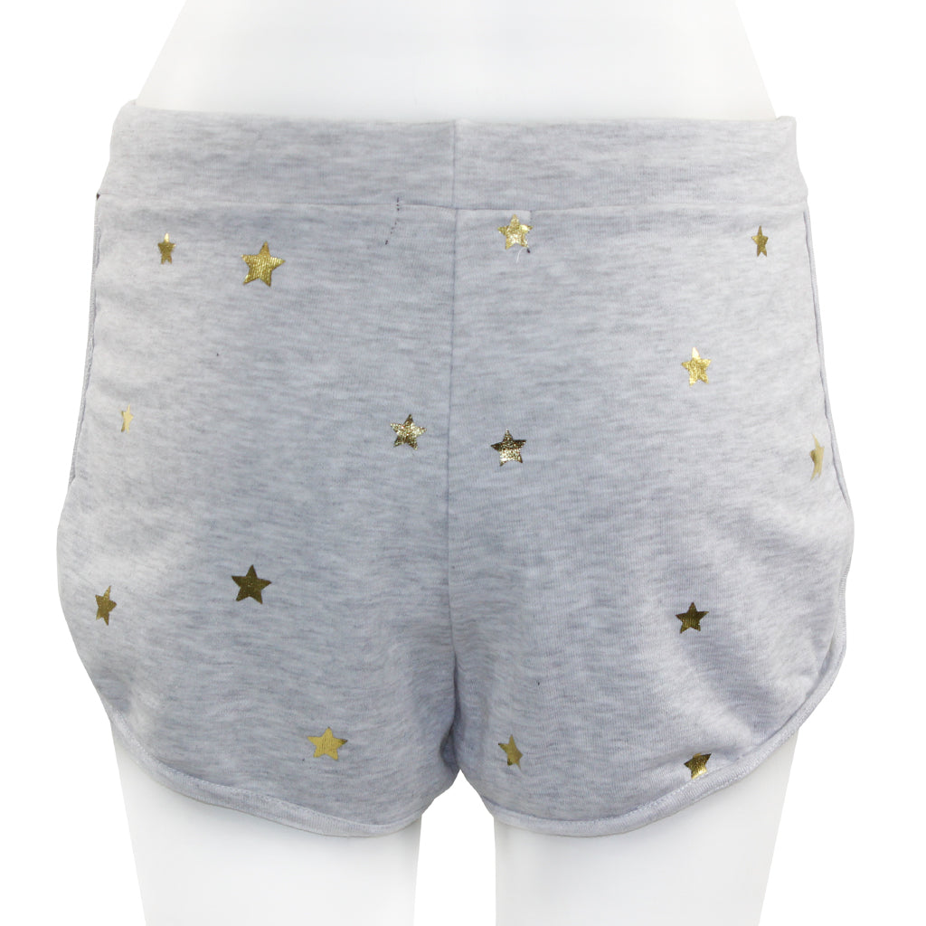 Grey Short with Gold Stars and Taping - Denny's