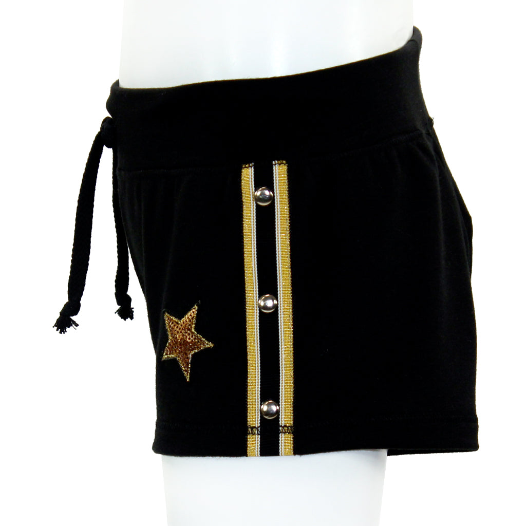 Short with Gold Stripe and Star - Denny's