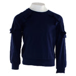 Long Sleeve Top with Ruffle Shoulder - Denny's
