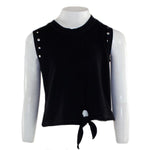 Tie Front Tank with Silver Studs - Denny's