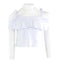 Off The Shoulder Elastic Top - Denny's