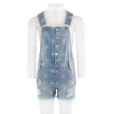 Star Print Overalls - Denny's