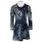 All Over Grey and Black Tye Dye Dress - Denny's