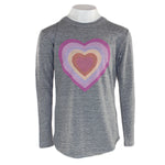 Long Sleeve Tee with Big Heart - Denny's