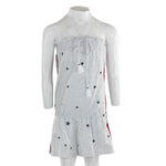 Romper with Red Taping and Grey Star - Denny's