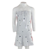 Romper with Red Taping and Grey Star - Denny's