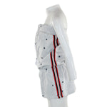 Romper with Red Taping and Grey Star - Denny's