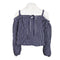 Long Sleeve Off Shoulder with Stripe - Denny's