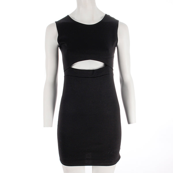 Sleeveless Dress With Cut Out - Denny's