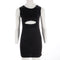 Sleeveless Dress With Cut Out - Denny's