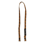 Brown Cheetah Lanyard for Mask - Denny's