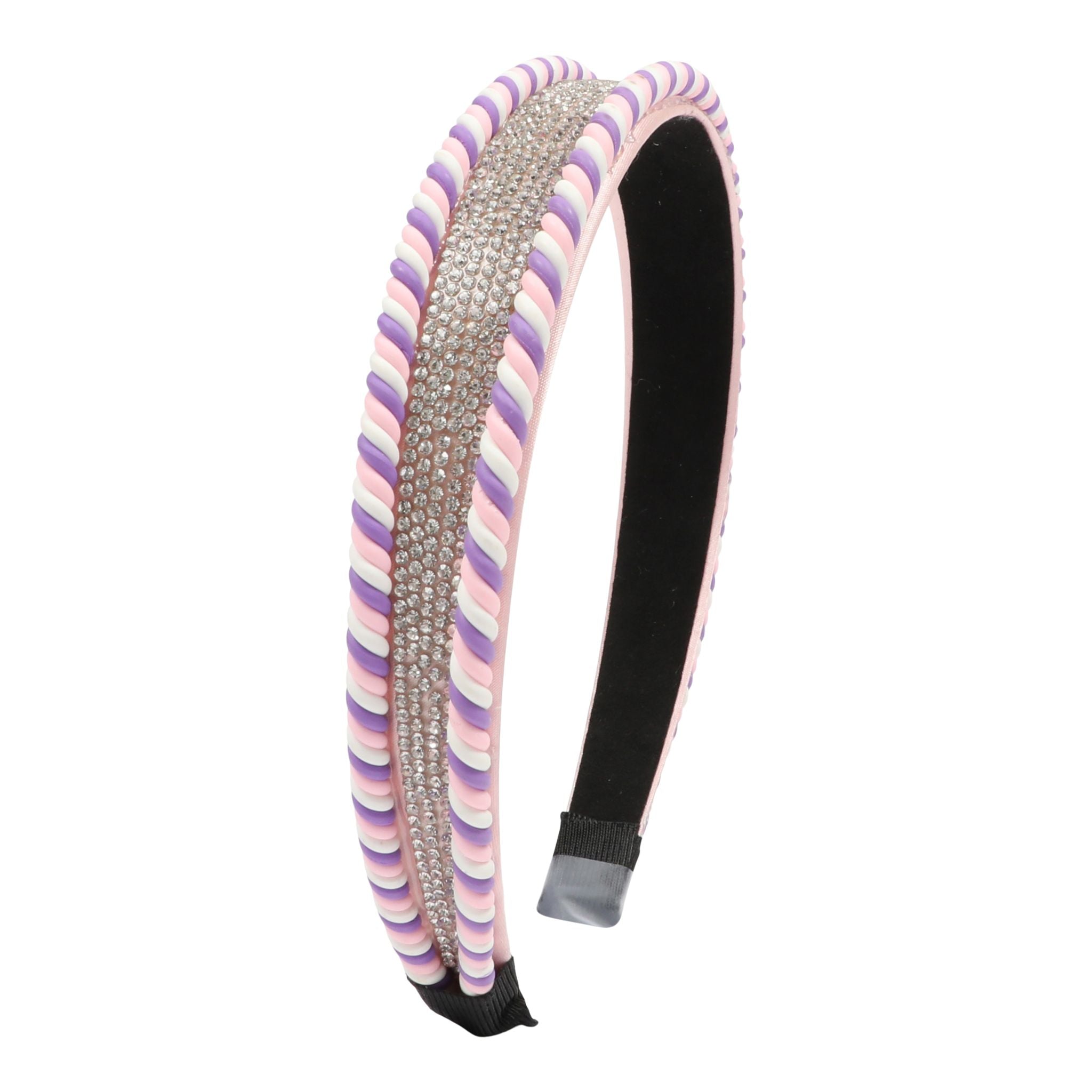 Braided & Rhinestone Headband - Denny's