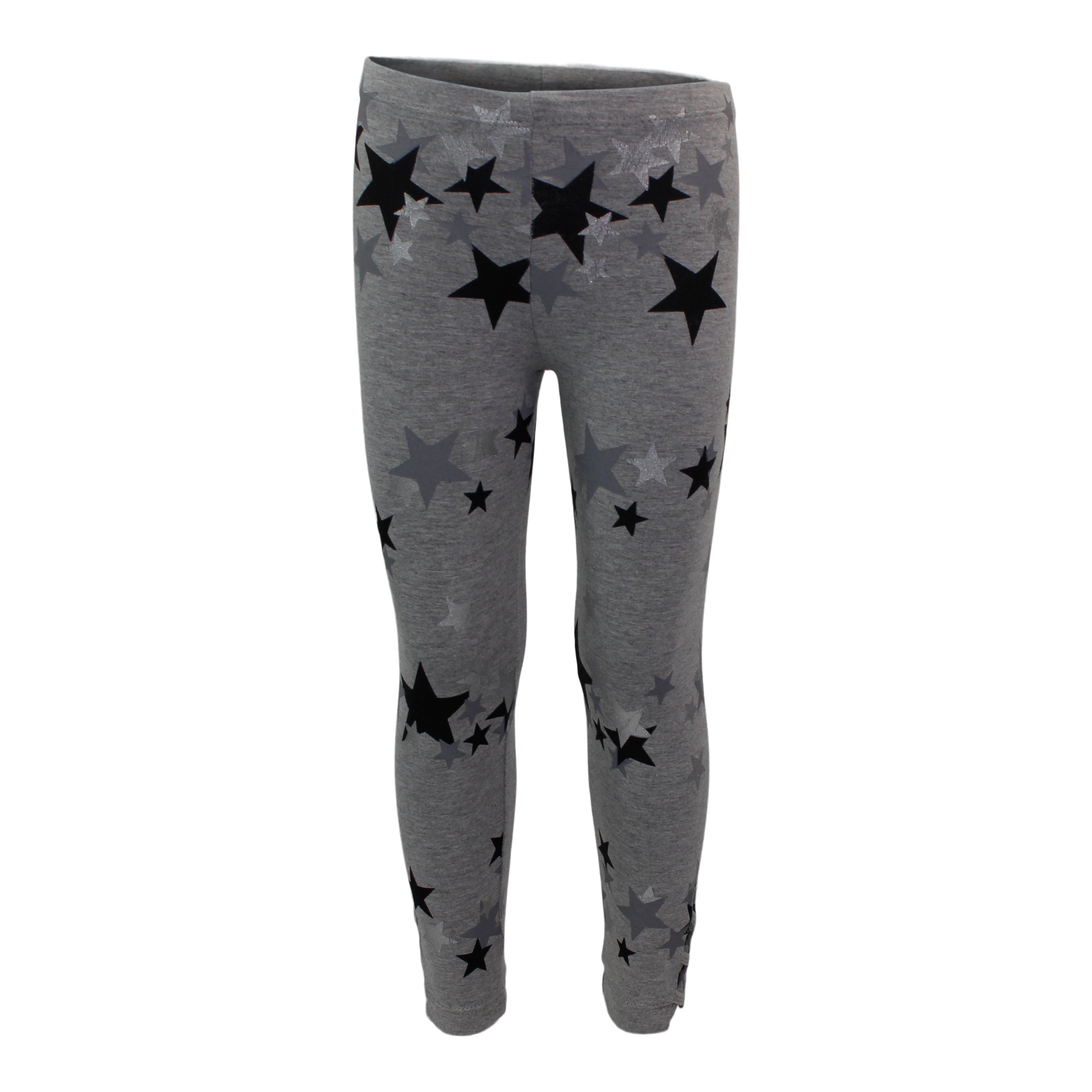 Legging with All Over Stars Black and silver - Denny's