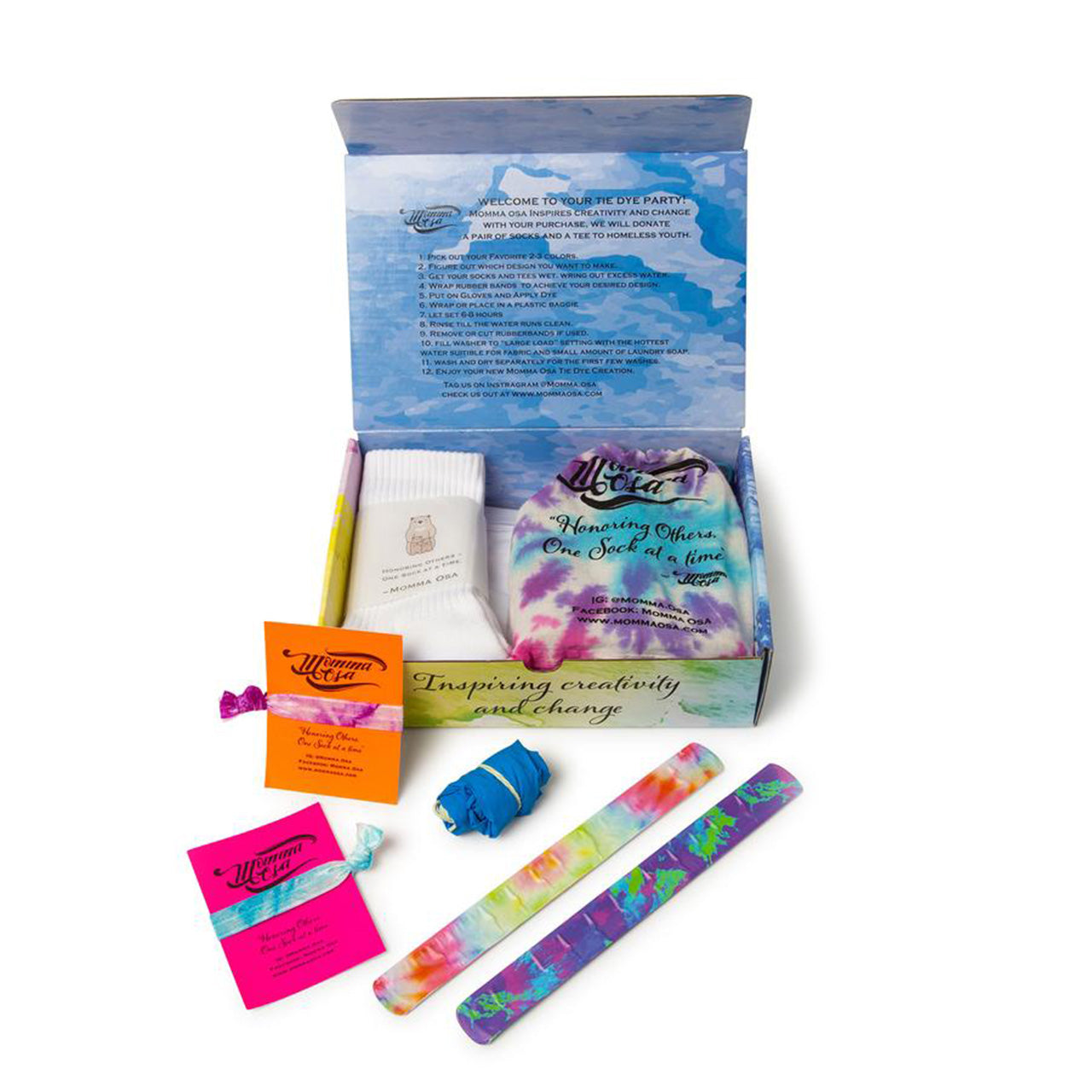 Sunset Tie Dye Activity Kit with Mask - Denny's