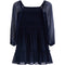 Molly Sheer Sleeve Smock Dress - Denny's