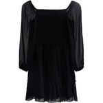 Molly Sheer Sleeve Smock Dress - Denny's