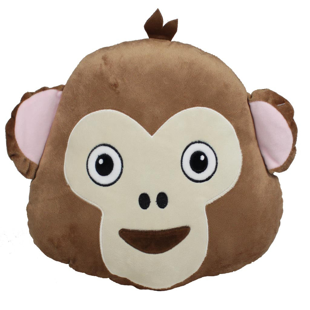 14" Monkey Emoji Pillows - Denny's