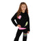 Long Sleeve Top with Glitter Icons - Denny's