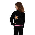 Long Sleeve Top with Glitter Icons - Denny's