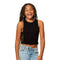 Ribbed Crop Sports Tank Top - Denny's