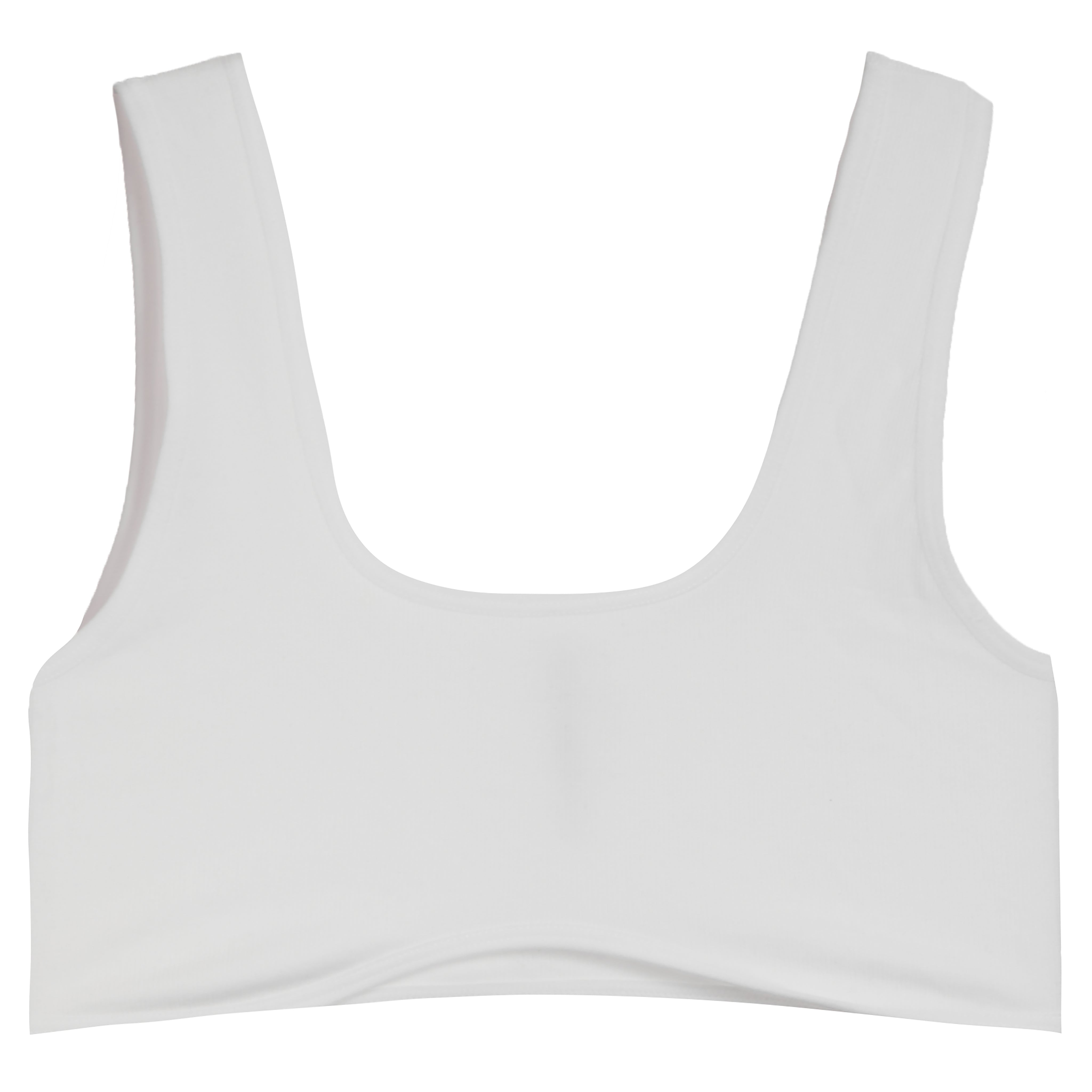 Baby Rib Curved Bottom Bra Cami - Denny's