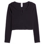 Notch Neck Crop Top - Denny's