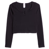 Notch Neck Crop Top - Denny's