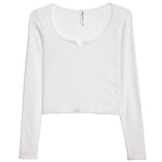 Notch Neck Crop Top - Denny's