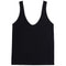 Square Back Ribbed V-Neck Tank - Denny's