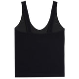 Square Back Ribbed V-Neck Tank - Denny's
