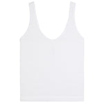 Square Back Ribbed V-Neck Tank - Denny's