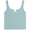 Ribbed Center Cut Crop Tank - Denny's