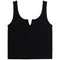 Ribbed Center Cut Crop Tank - Denny's