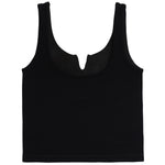 Ribbed Center Cut Crop Tank - Denny's