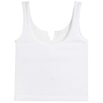 Ribbed Center Cut Crop Tank - Denny's