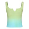 Ombre Dip Dye Ribbed Tank Top - Denny's