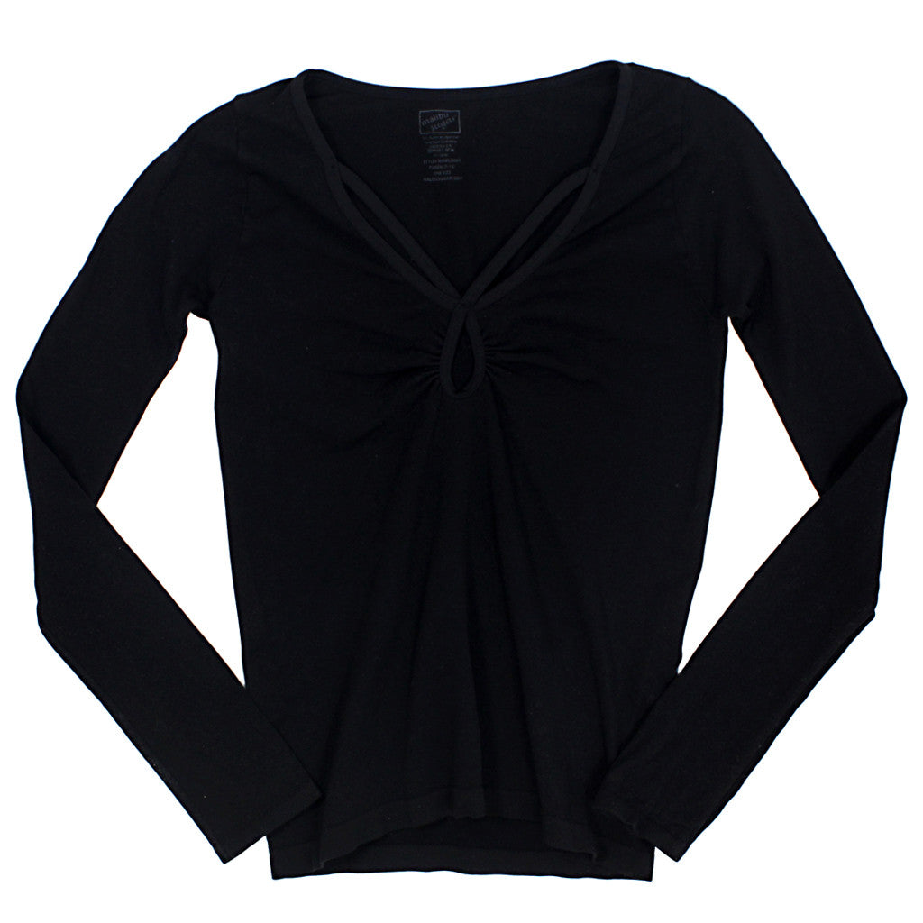 Keyhole Front Long Sleeve - Denny's
