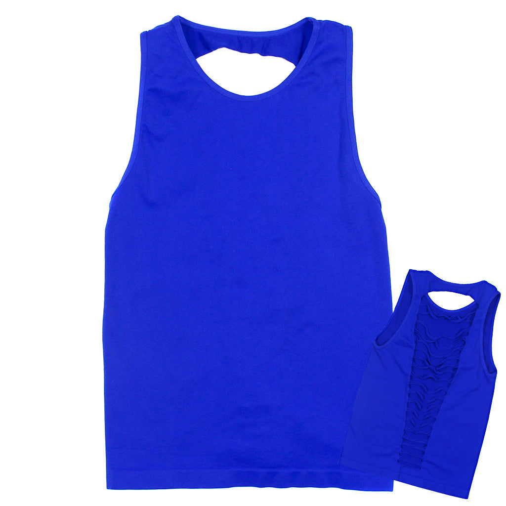 Slash Back Sleeveless Top - Denny's