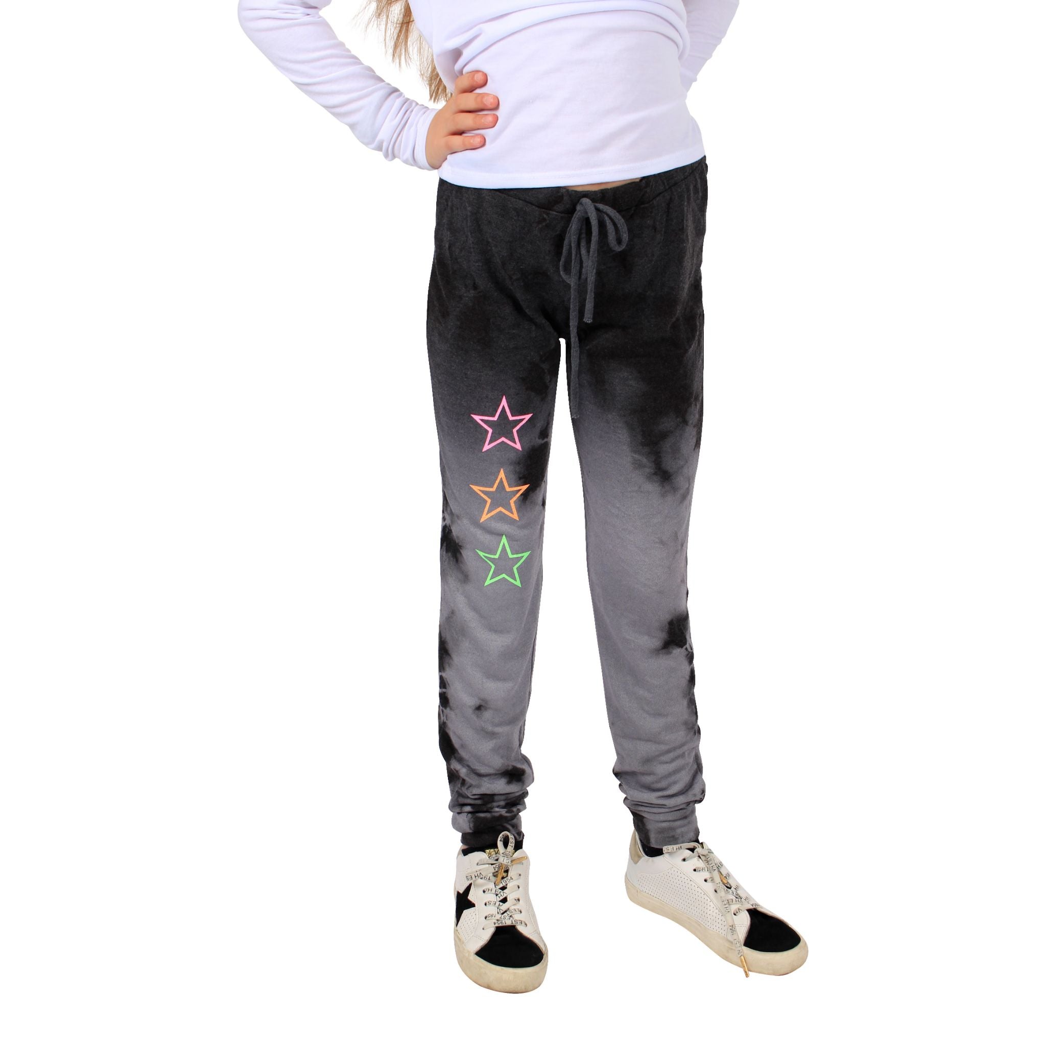 Black Pant Neon Star - Denny's