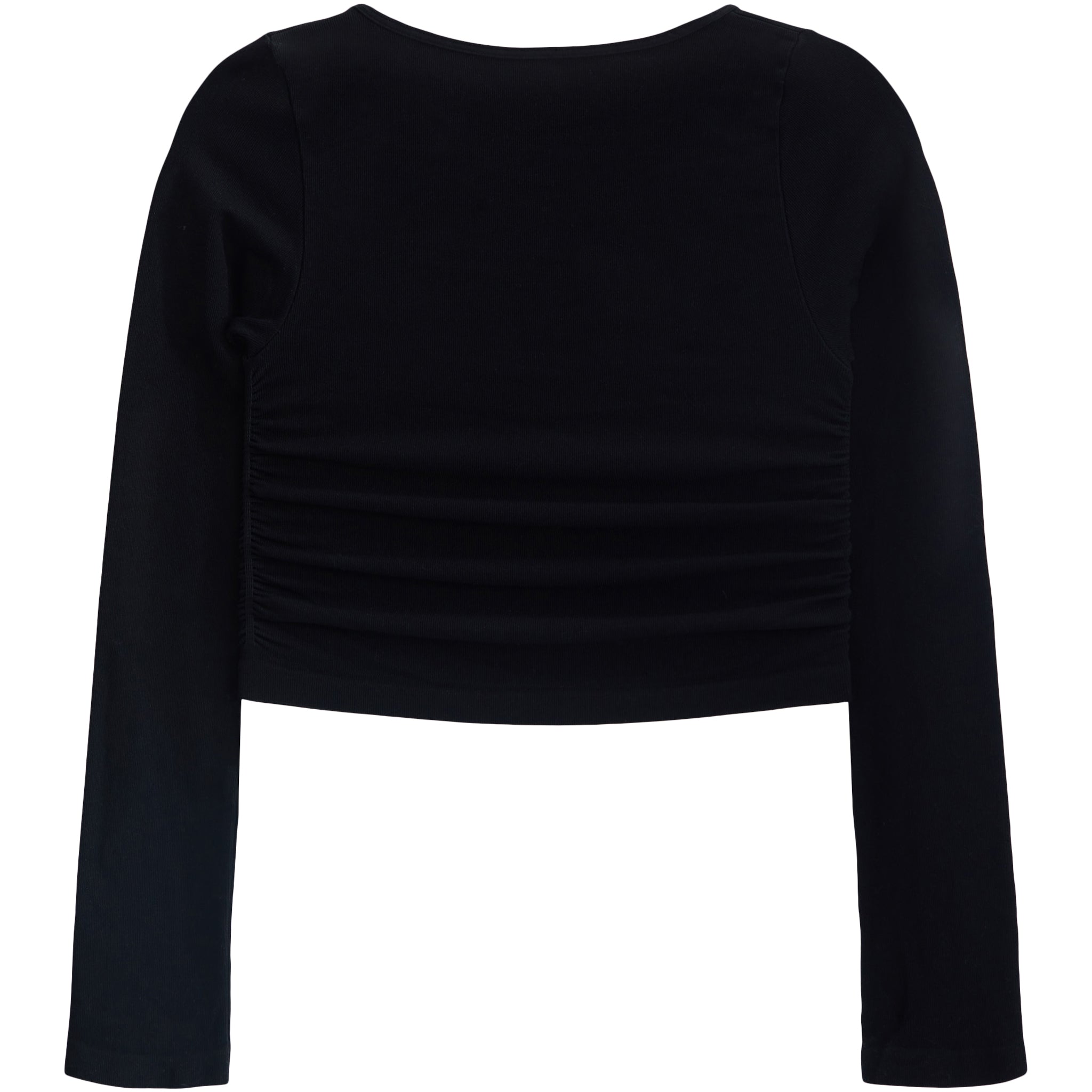 Side Rouching Long Sleeve Top - Denny's