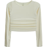 Side Rouching Long Sleeve Top - Denny's