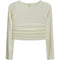 Side Rouching Long Sleeve Top - Denny's