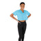 Short Sleeve Raw Edge Solid V-Neck - Denny's