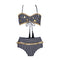 Gold Star 2pc Striped Bikini - Denny's