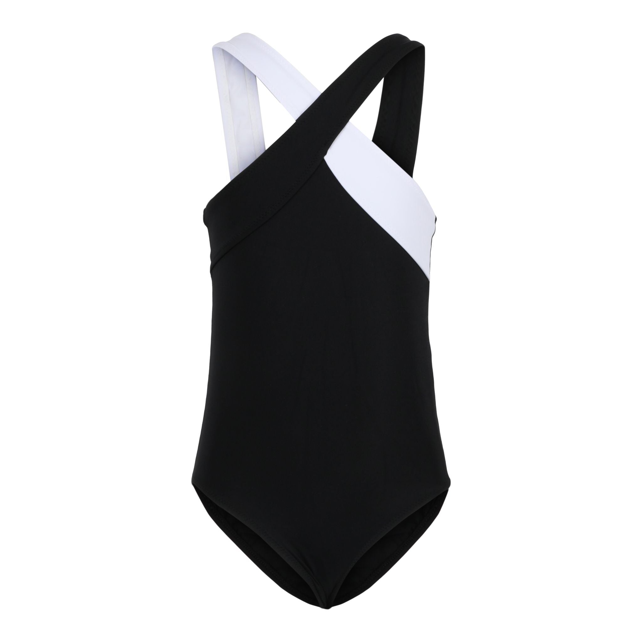 Black & White Cross Front Marabella 1Pc - Denny's