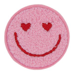 Heart Eye Smiley Fuzzy Patch - Denny's